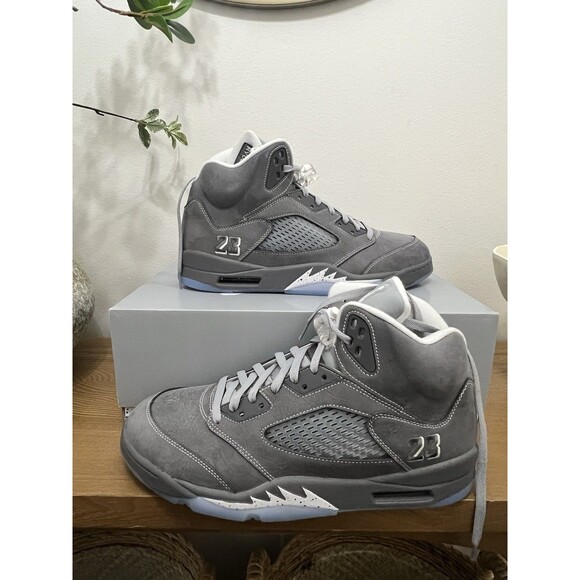 Nike Air Jordan 5 Retro \'Wolf Grey\' 2026 DD0587 002 US Men\'s Size 13 Brand New main image 11
